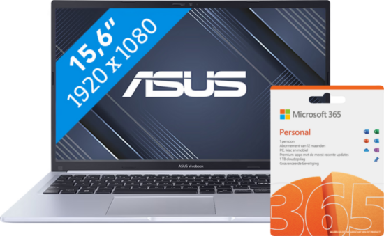Asus Vivobook 15 X1502ZA-EJ1632W-BE Azerty + Microsoft Office 365 Personal