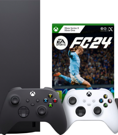 Xbox Series X + EA Sports FC 24 + Tweede Controller Wit + Play & Charge kit