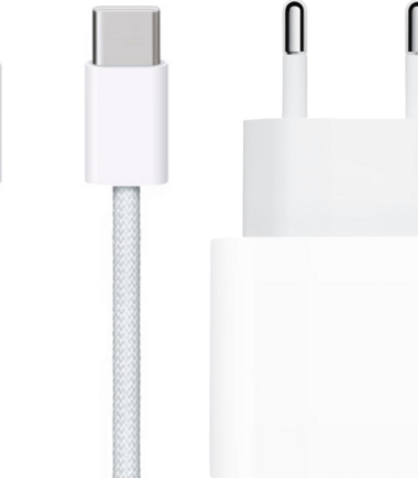 Apple Usb C Oplader 20W + Usb C Kabel 2m Nylon Wit