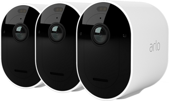 Arlo Pro 5 beveiligingscamera wit 3-pack