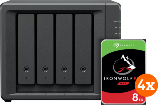 Synology DS423+ + Seagate Ironwolf Pro 32TB (4x8TB)