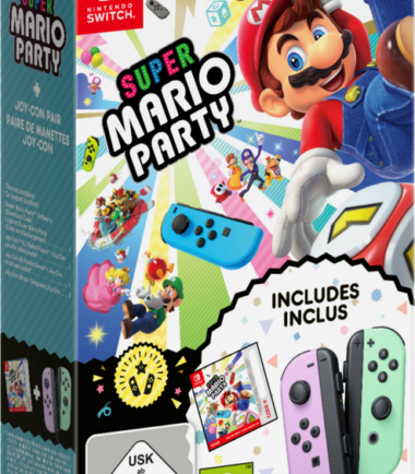 Super Mario Party + Joy-Con Pastel Paars en Groen