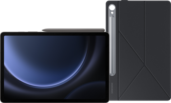 Samsung Galaxy Tab S9 FE 256GB Wifi Grijs + Book Case Zwart