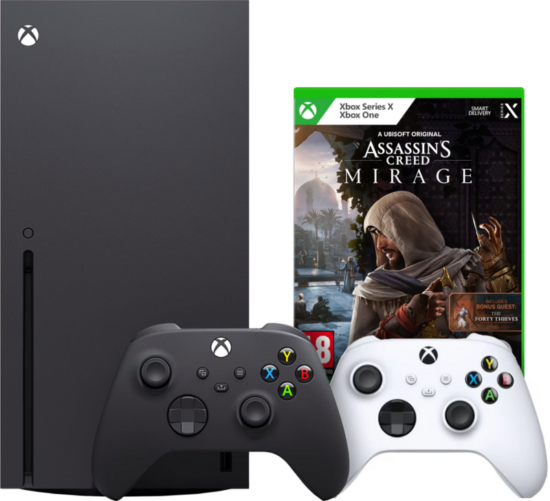 Xbox Series X + Assassin's Creed: Mirage + Tweede Controller Wit