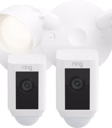 Ring Floodlight Cam Wired Plus Wit Duo-pack