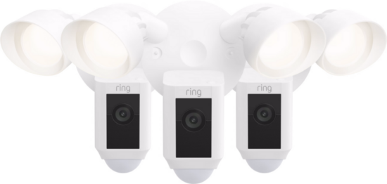 Ring Floodlight Cam Wired Plus Wit 3-pack