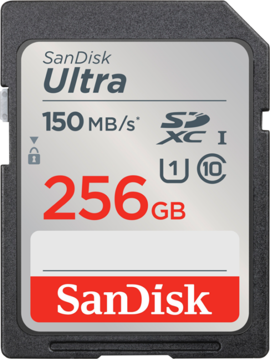 SanDisk SDXC Ultra 256GB 150mb/s