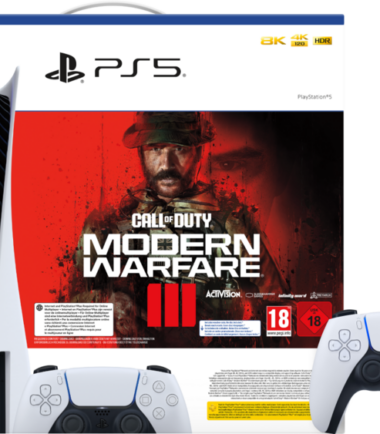 PlayStation 5 Disc Edition + Call of Duty: Modern Warfare III + Extra Controller Wit