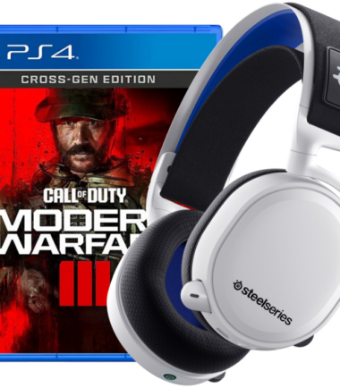 Call of Duty: Modern Warfare III PS4 + SteelSeries Arctis 7P+ Wit