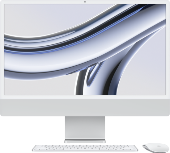 Apple iMac 24" (2023) M3 (8 core CPU/8 core) GPU 8GB/256GB Zilver AZERTY