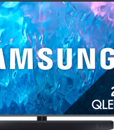 Samsung QLED 65Q74C (2023) + soundbar