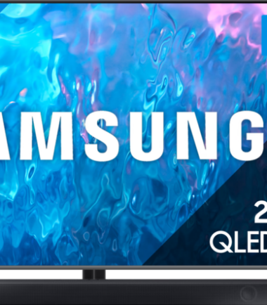 Samsung QLED 55Q74C (2023) + soundbar