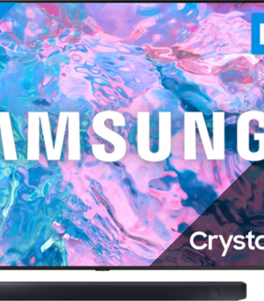 Samsung Crystal UHD 75CU7100 (2023) + soundbar