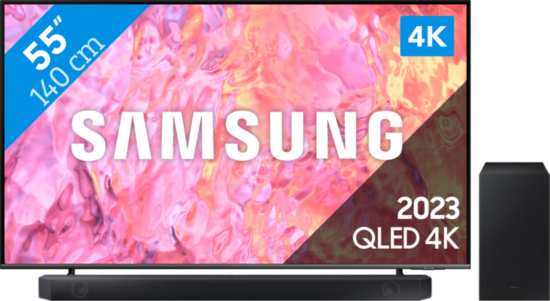 Samsung QLED 55Q64C (2023) + soundbar