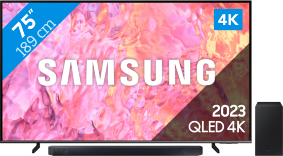 Samsung QLED 75Q64C (2023) + soundbar