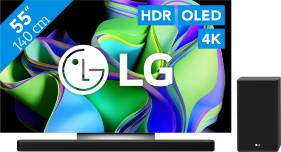 LG OLED55C34LA (2023) + soundbar