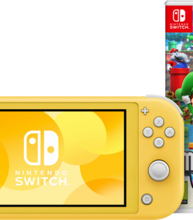 Nintendo Switch Lite Geel + Super Mario Bros. Wonder