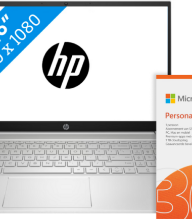 HP Pavilion 15-eh3023nb Azerty + Microsoft Office 365