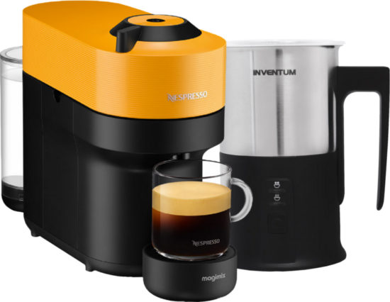 Magimix Nespresso Vertuo Pop Mango Dream + melkopschuimer - Nespresso Vertuo koffieapparaten