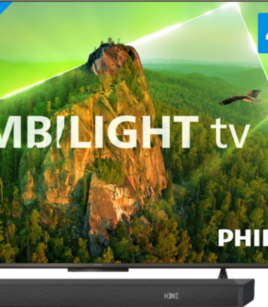 Philips 65PUS8108 - Ambilight (2023) + Soundbar + Hdmi kabel