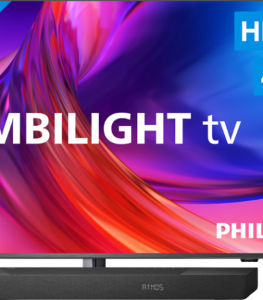 Philips The One 65PUS8808 - Ambilight (2023) + Soundbar + Hdmi kabel