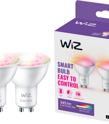 WiZ Smart Spot 2-pack - Gekleurd en Wit Licht - GU10
