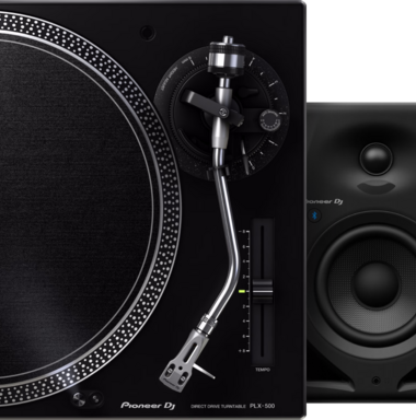Pioneer DJ PLX 500 Zwart + Pioneer DJ DM-40D-BT Zwart