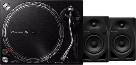 Pioneer DJ PLX 500 Zwart + Pioneer DJ DM-40D-BT Zwart