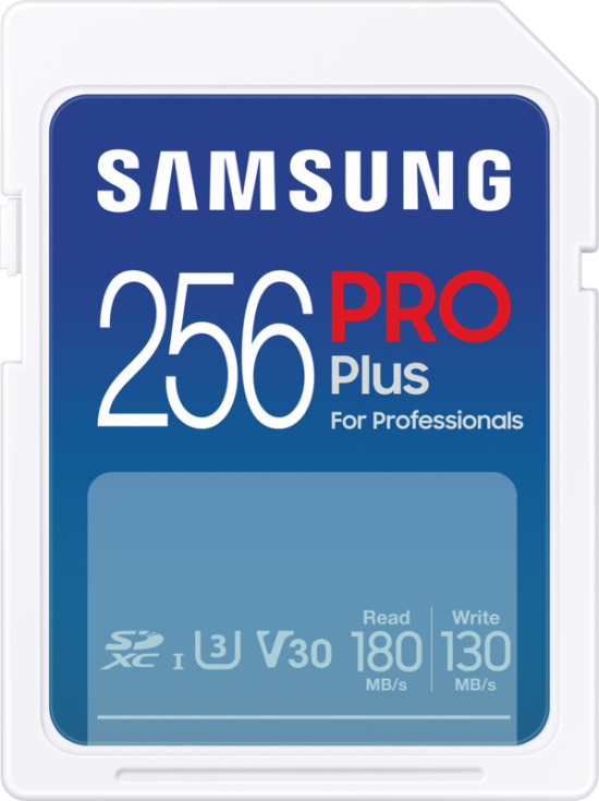 Samsung PRO Plus 256GB SDXC + Kaartlezer