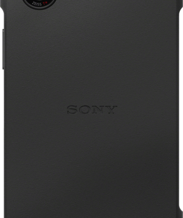Sony Xperia 5 V Back Cover Zwart Met Standaard