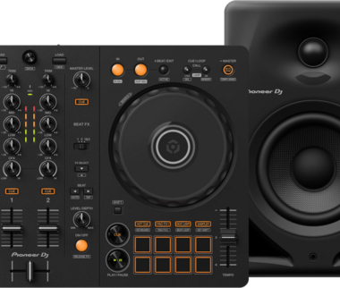Pioneer DJ DDJ-FLX4 + Pioneer DJ DM-40D Zwart