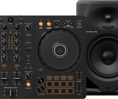 Pioneer DJ DDJ-FLX4 + Pioneer DJ DM-50D Zwart