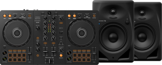 Pioneer DJ DDJ-FLX4 + Pioneer DJ DM-50D-BT Zwart