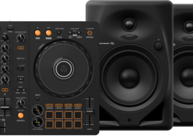 Pioneer DJ DDJ-FLX4 + Pioneer DJ HDJ-X5 Zwart + Pioneer DJ DM-50D Zwart