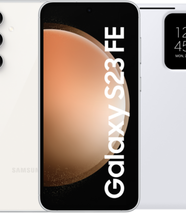 Samsung Galaxy S23 FE 128GB Crème 5G + Smart View Book Case Wit