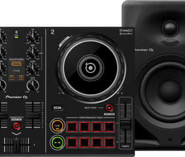Pioneer DJ DDJ-200 + Pioneer DJ DM-40D Zwart