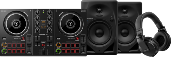 Pioneer DJ DDJ-200 + Pioneer DJ HDJ-X5 Zwart + Pioneer DJ DM-50D-BT Zwart