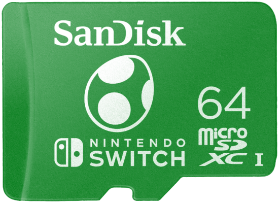 SanDisk MicroSDXC Extreme Gaming 64GB Yoshi (Nintendo licensed)