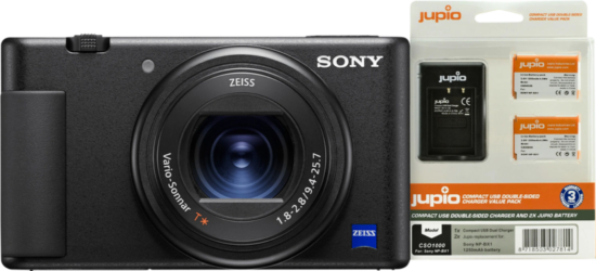 Sony ZV-1 Vlog + Jupio NP BX1 Battery Kit
