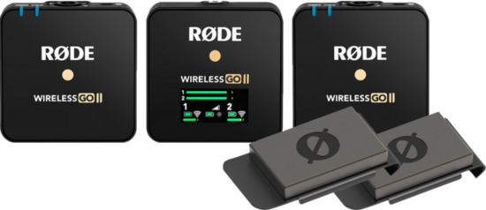 Rode Wireless Go II + Rode FlexClip Go (2x)