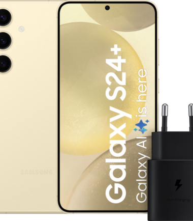 Samsung Galaxy S24 Plus 512GB Geel 5G + Samsung Snellader 25 Watt Zwart