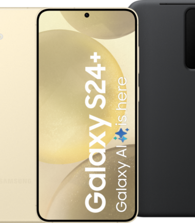 Samsung Galaxy S24 Plus 256GB Geel 5G + Smart View Book Case Zwart