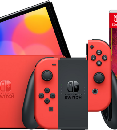 Nintendo Switch OLED Super Mario Editie + Pokémon Scarlet