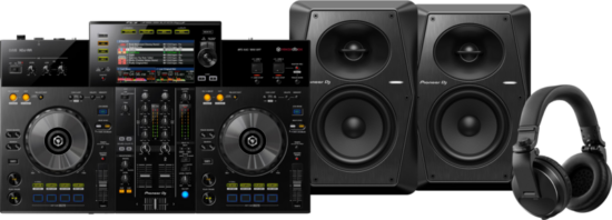 Pioneer DJ XDJ-RR + Pioneer DJ HDJ-X5 Zwart + Pioneer VM50 (per paar)