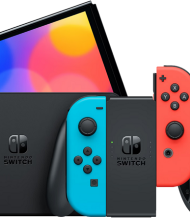 Nintendo Switch OLED Rood/Blauw + JBL Quantum TWS
