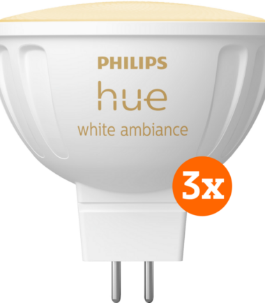 Philips Hue spot White Ambiance MR16 3-pack