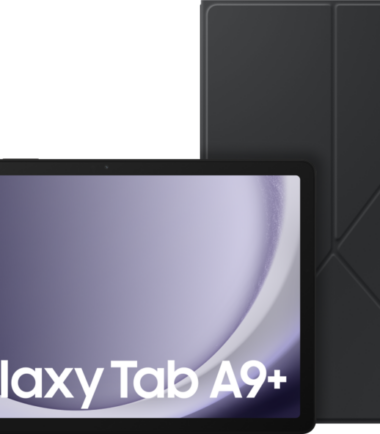 Samsung Galaxy Tab A9 Plus 11 inch 64GB Wifi Grijs + Book Case Zwart