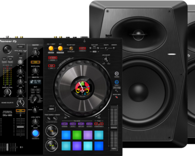 Pioneer DJ DDJ-800 + Pioneer DJ HDJ-X7 Zwart + Pioneer VM80 (per paar)