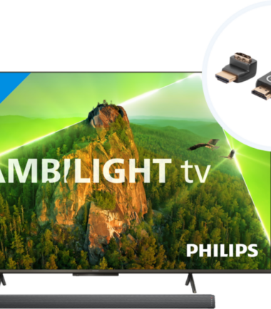 Philips 43PUS8108 - Ambilight (2023) + Soundbar + Hdmi kabel