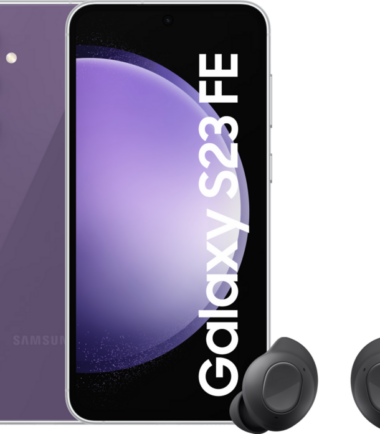 Samsung Galaxy S23 FE 128GB Paars 5G + Samsung Galaxy Buds FE Zwart